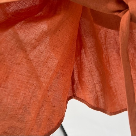 Andie The Corvo Button Up Linen Auburn Size S NWT - Picture 7 of 15